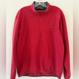 Arc'teryx Men's Zip-Up Red Sweater